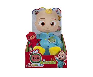 BANDAI WT80114AZ Cocomelon - Bambola musicale JJ per imparare a dormire, multicolore