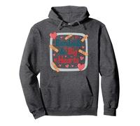 Bandaids & Big Hearts: Regalo di riconoscimento per un'infermiera premurosa Felpa con Cappuccio, Unisex per Adulti, Grigio Scuro, XL