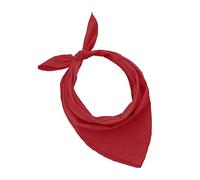 BANDANA 100% cotone SET da 3/5/10 per Donna Uomo Bambini Unisex Tinta Unica e/o con Motivo Paisley COD. A644 (Set 1 pz, Tinta Unica, Bordeaux)