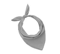 BANDANA 100% cotone SET da 3/5/10 per Donna Uomo Bambini Unisex Tinta Unica e/o con Motivo Paisley COD. A644 (Set 5 pz, Tinta Unica, Grigio Scuro)