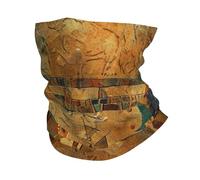 Bandana Ancient Aztec Native American Tribal Woman Design Durevole Ghetta Versatili Sciarpa a Mezza Faccia per Ciclismo Sports 26X30cm