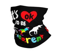Bandana Autism Awareness Its Ok To Be Different Elastico Sciarpa A Tubo Unisex Decorazione Facciale per Campeggio Yoga Sports