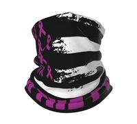 Bandana Back The Purple Flag Testicular Cancer Awareness Durevole Sciarpa al Collo Antivento Passamontagna per Arrampicata Donna attività