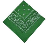 Bandana bandana fazzoletto da motociclista fazzoletto in cotone paradenti pirata, verde, 1er