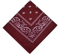 Bandana bandana fazzoletto da motociclista fazzoletto in cotone paradenti pirata, Vino rosso e bianco, 1er