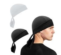 Bandana, bandana nera, bandana sportiva, bandana da uomo, bandana da motociclista, bandana assorbente dal sudore, bandana da pirata, costume da ragazzo selvatico, adatto per cosplay pirata, biker,