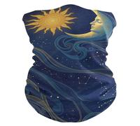 Bandana Celestial Sun and Moon Boho Cerchietto per capelli Adulto 25x50cm