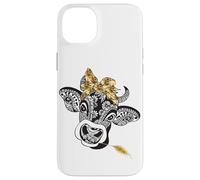 Bandana con mandala, mucca, girasole, stile rustico, per amanti degli animali Custodia per iPhone 14 Plus