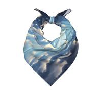 Bandana con pastelli colorati per donna, foulard per la testa 22x22 Cerchi