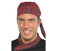 Bandana Cuoco Nera Sushi 07 Unisex Isacco chef cappello pizzaiolo
