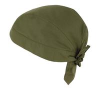 Bandana Cuoco Unisex Marte Verde Militare in Misto Cotone con Lacci - Giblors
