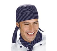 Bandana Cuoco Vienna Blu Unisex Isacco chef cappello pizzaiolo