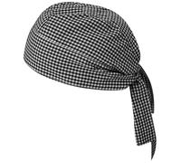 Bandana da Chef Professionale, Cappello da Cuoco Unisex Regolabile, vari Colori e fantasie (sale e pepe)