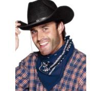 Bandana Da Cowboy Per Adulti Blu Costume Da Festa Del Far West Accessorio