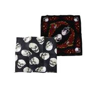 Bandana Da Pirata Teschio 100% Cotone - Fascia Per Capo Collo Fascia Per Polso