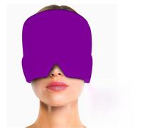 Bandana delicata a compressione fredda per aiutare ad alleviare il dolore da contusioni o gonfiore (strato singolo viola)