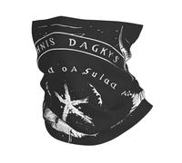Bandana Demon Skulls 6 Mystical Satan Magic Hell Gothic Black Sportiva Protezione del Viso Stampato Fascia per Capelli per Yoga Estivo 26X30cm