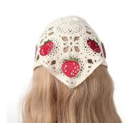 Bandana Donna Fascia for capelli creativa con sciarpa triangolare lavorata a maglia, fascia for capelli, fascia for feste da donna