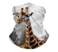 Bandana Giraffa A New York Antipolvere Cerchietto per Capelli Versatili Sciarpa A Tubo per Pesca Bambini Motocicletta