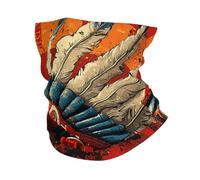 Bandana Nativi Americani, Aztechi, Navajo, Sud-Ovest Durevole Scaldacollo Elastico Sciarpa A Tubo per Donna Pesca Bambini