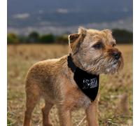 Bandana Per Cani Design Ska'd For Life In Bianco E Nero - 4 Taglie