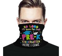 Bandana Pre-K Graduation Kindergarten Here I Come Protezione UV Coprifaccia Antivento Headwear per Sport Corsa Outdoor 2 Pezzi