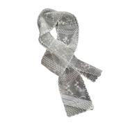 Bandana ricamata floreale multiuso in cotone leggero accessorio per la testa