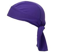 Bandana sportiva ad asciugatura rapida, protegge dai raggi UV, ideale per ciclismo, corsa, bicicletta, moto o per essere indossata sotto al casco, Purple