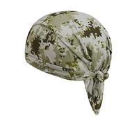 Bandana sportiva ad asciugatura rapida, protegge dai raggi UV, ideale per ciclismo, corsa e motociclismo o come cuffia da indossare sotto il casco, motivo: teschi (deserto mimetico)