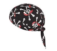 Bandana sportiva ad asciugatura rapida, protegge dai raggi UV, ideale per ciclismo, corsa e motociclismo o come cuffia da indossare sotto il casco, motivo: teschi (YH-08)