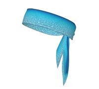 Bandana stampata su entrambi i lati con paesaggio subacqueo tranquillo per uomini e donne per calcio, yoga, fitness, fascia Ninja