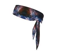 Bandana stampata su entrambi i lati della galassia della Via Lattea per uomini e donne per calcio, yoga, fitness, fascia Ninja
