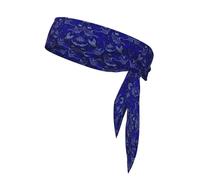 Bandana stampata su entrambi i lati Manta Ray e pesce per uomini e donne per calcio, yoga, fitness, fascia Ninja