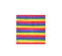 Bandane 100% cotone unisex con motivo paisley, fazzoletto sciarpa per capelli/collo/polso/testa, COD.644 (Alcobaleno)