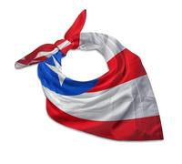 Bandane alla moda con bandiera di Porto Rico da 18 pollici, per capelli, borsa da collo, borsa, accessorio versatile, elegante e casual, regalo