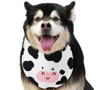 Bandane per Cani Bavaglino impermeabile regolabile con stampa | Bandana per Cane per Pasqua Uso Quotidiano Festività Natale Halloween Carnevale Foto Toelettatura
