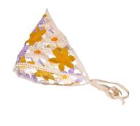 Bandane per capelli all'uncinetto floreale lavorato a maglia per le donne | Buff con testa in stile bohémien e cravatta regolabile | Elegante custodia per capelli per donne e ragazze perfette per