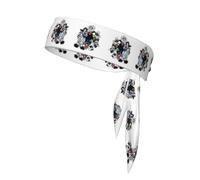 Bandane per capelli con stampa sotto la coda, unisex, fascia per capelli da allenamento, fasce per il sudore per tennis, corsa, yoga