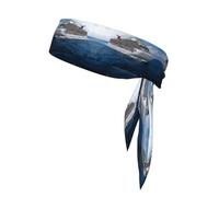 Bandane sportive per la testa, unisex, con stampa di navi da crociera, fascia per capelli per allenamento, fasce per il sudore atletiche estive, ciclismo e altro ancora