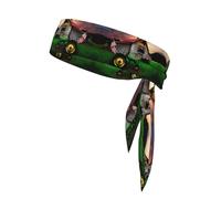 Bandane sportive per la testa, unisex, con stampa di un trattore antico, stampa fattoria, fascia per capelli per allenamento, fasce per il sudore atletiche estive, ciclismo e molto altro ancora