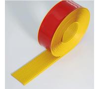 Bandas antideslizantes autoadhesivas para escaleras, fabricadas en PVC. Se pueden cortar a medida, despegar y pegar en el borde de los peldaños(Yellow,3cm)