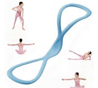 Bandas de Resistencia, Banda de Ejercicio Shiftalter, Bandas de Resistencia Luminousdo, Bandas de Ejercicio en Forma de 8 para Mujeres y Hombres, Brazo,Cuerda de Yoga (Blue 25lbs)