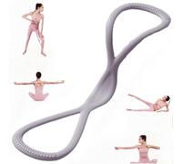 Bandas de Resistencia, Banda de Ejercicio Shiftalter, Bandas de Resistencia Luminousdo, Bandas de Ejercicio en Forma de 8 para Mujeres y Hombres, Brazo,Cuerda de Yoga (Gray 35lbs)