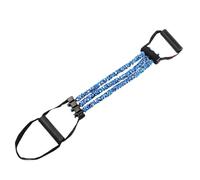 Bandas di stretching - Allenatore di resistenza con manico, resistente a 3 fori, per riabilitazione, allenamento, casa, yoga, fitness