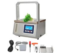 Bandatrice elettrica automatica con display digitale per l'impacchettamento dei prodotti del supermercato, imballaggio alimentare, mazzi di fiori