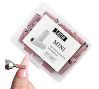 Bande abrasive, Forniture per manicure per trapano, File a grana compatta, Set di cinquanta pezzi, Organizer portatile, Kit da viaggio professionale, Strumenti di rimozione acrilici 167 Char