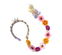 Bande della principessa per ragazze, ragazze delle parrucche per bambini - Principesse vestire le parrucche - Strumento di styling morbido colorato per la pelle per capelli realistici amichevole per g