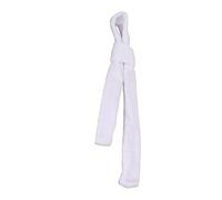 Bande della testa lunga fascia antistrip slip band bandio per la testa di arricciatura creativa comoda per viaggi di lavoro per capelli bagnati a casa (Bianco)