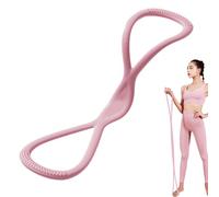 Bande di allenamento a braccio, bande di esercizi per donne,Banda di allenamento elastico a 8 modellate - Attrezzatura da palestra, strumento di stretching delle gambe, corda che tira yoga per la schi
