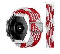 Bande di cinturini da polso intrecciati per Correa per Coros Apex Pro/Apex 46 42mm Smartwatch Watchband Pace 2 Pace2 Bracciale Correa (colore: rosso e nero, dimensione: per apice 42mm)